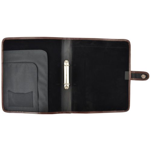 ORGANIZER / PORTFOLIO BRĄZOWO-CZARNY SEMI LINE
