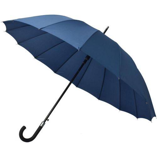 PARASOL DŁUGI PÓŁAUTOMATYCZNY 16 ŻEBER GRANATOWY SEMI LINE
