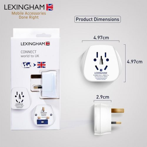 LEXINGHAM PRZEJŚCIÓWKA ADAPTER UNIWERSALNA ŚWIAT-> UK