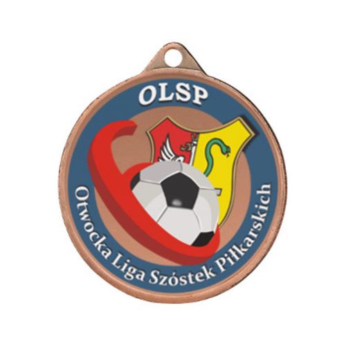 Medal metalowy z nadrukiem kolorowym LuxorJet