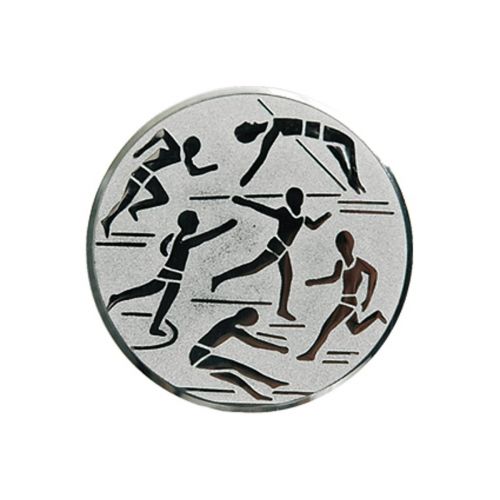 Wklejka aluminiowa srebrna - lekkoatletyka
