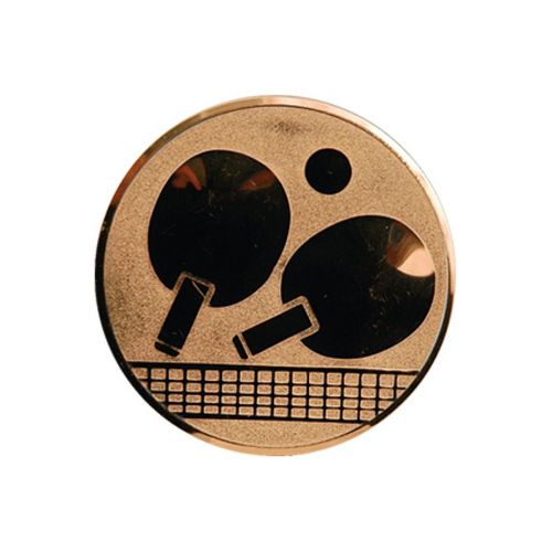 Wklejka aluminiowa brąz - tenis stolowy
