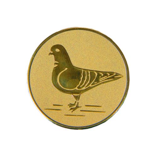 Wklejka aluminiowa - jeden gołąb