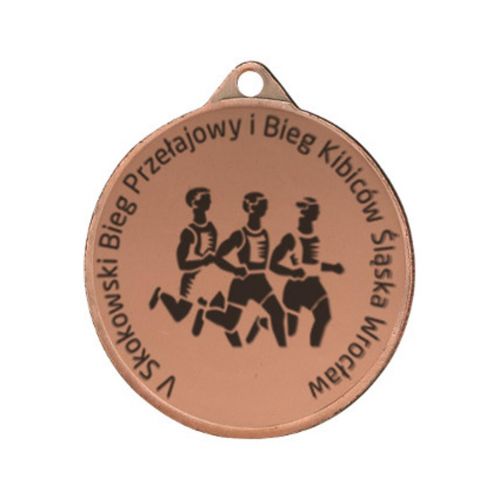 Medal stalowy grawerowany laserem- RMI