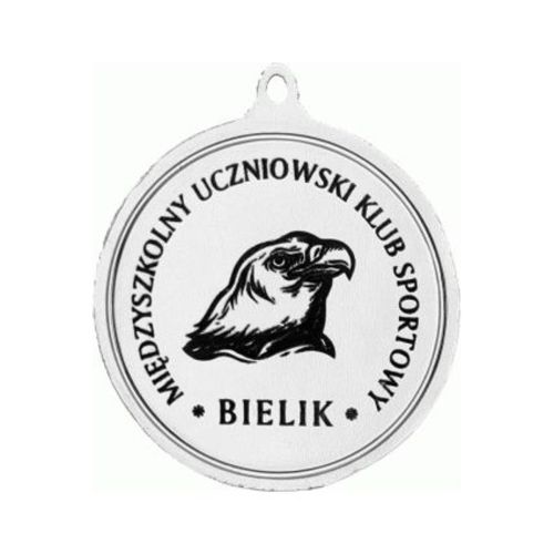 Medal stalowy grawerowany laserem- RMI