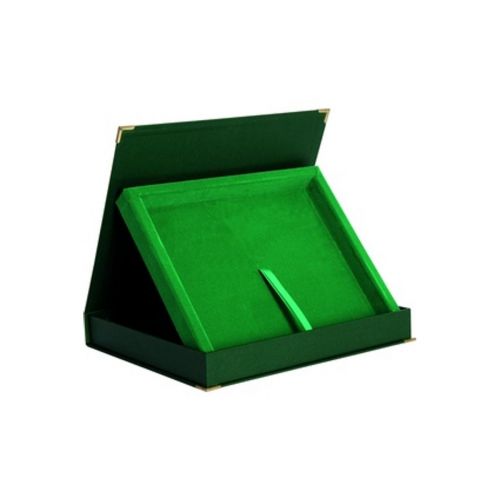 Etui z tworzywa sztucznego poziome w kolorze zielonym - na deskę 305x230