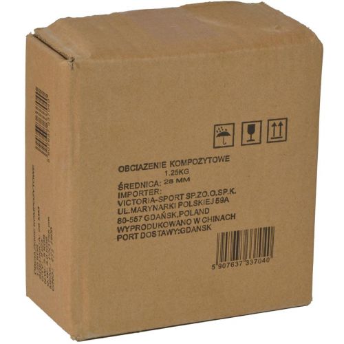 OBCIĄŻENIE BETONOWE 1,25 KG ENERO FIT fi26,5MM