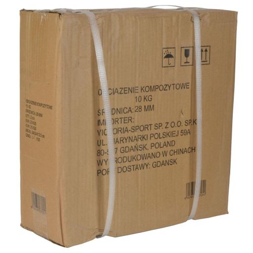 OBCIĄŻENIE BETONOWE 10 KG ENERO FIT fi26,5MM