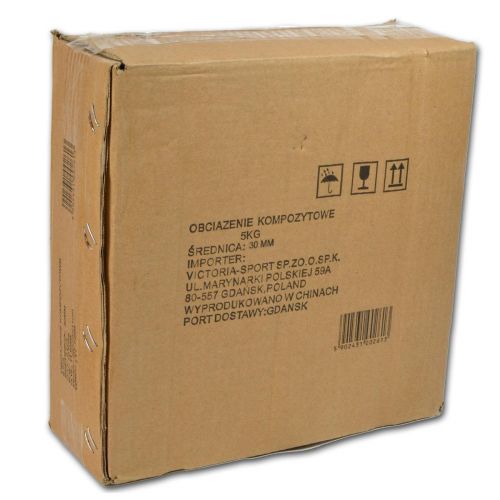 OBCIĄŻENIE BETONOWE 5 KG ENERO FIT FI29MM