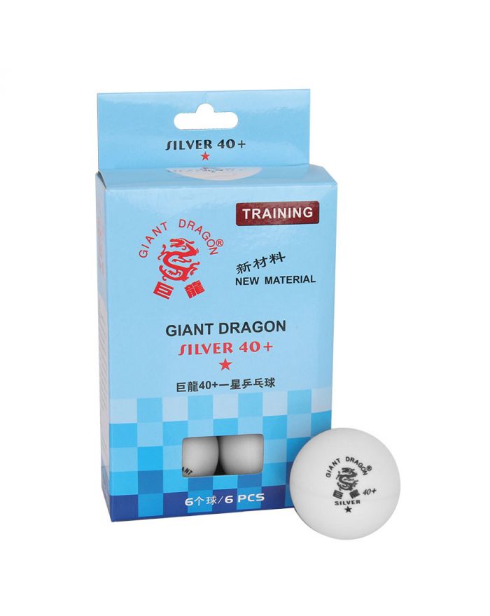 Piłeczka p-pongowa biała Giant Dragon * 6 szt