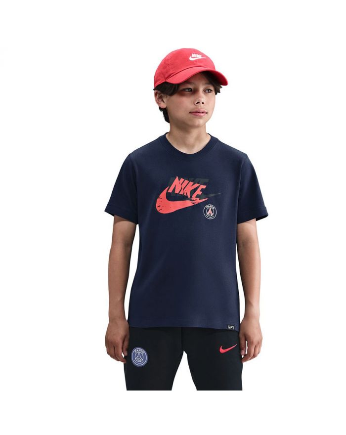 Koszulka Nike PSG Crest Tee Junior HV4987-410