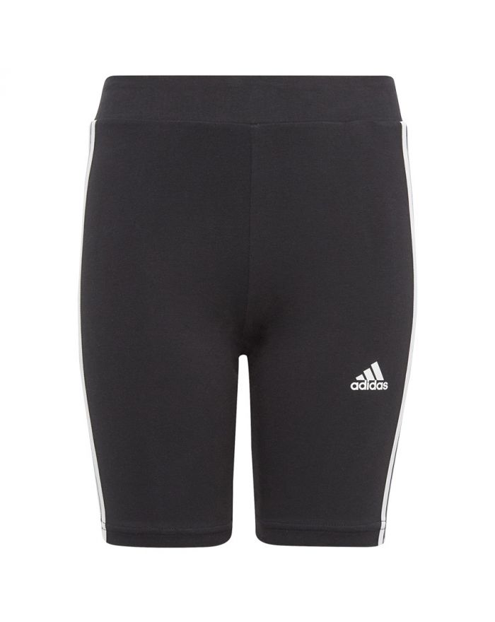 Legginsy adidas Essentials 3 Stripes Cotton Biike Tights girls Jr IC3628