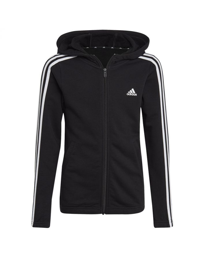 Bluza adidas Essentials 3 Stripes Full-Zip Hoodie girls IC3634