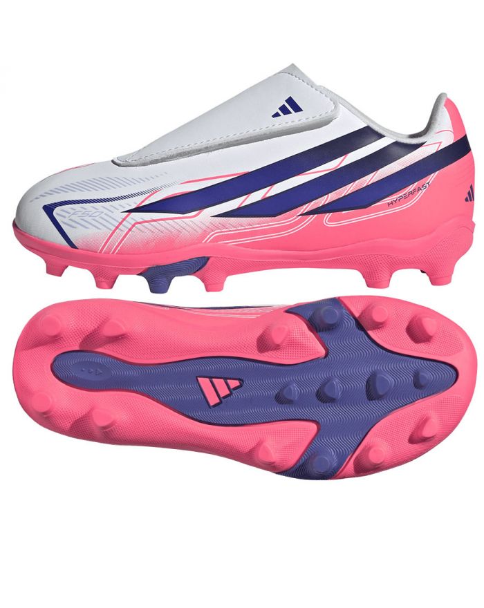 Buty adidas F50 Hyperfast Club Vel Jr FG/MG C KK1345