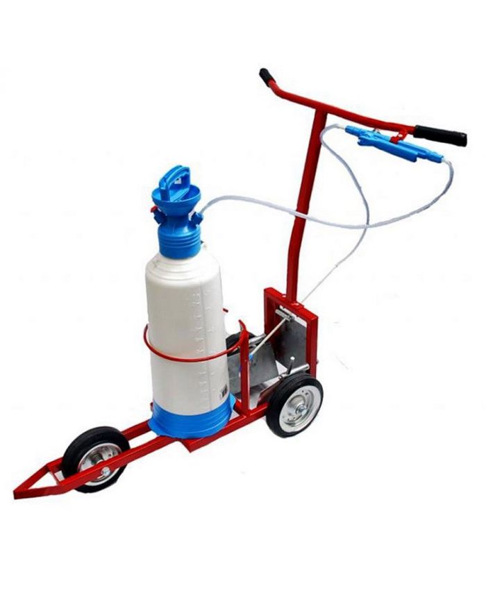 Wózek do malowania linii emulsją