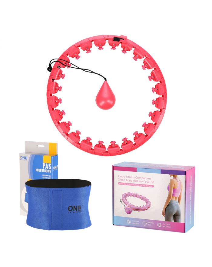 FH01 RED HULA HOP Z OBCIĄŻNIKIEM
