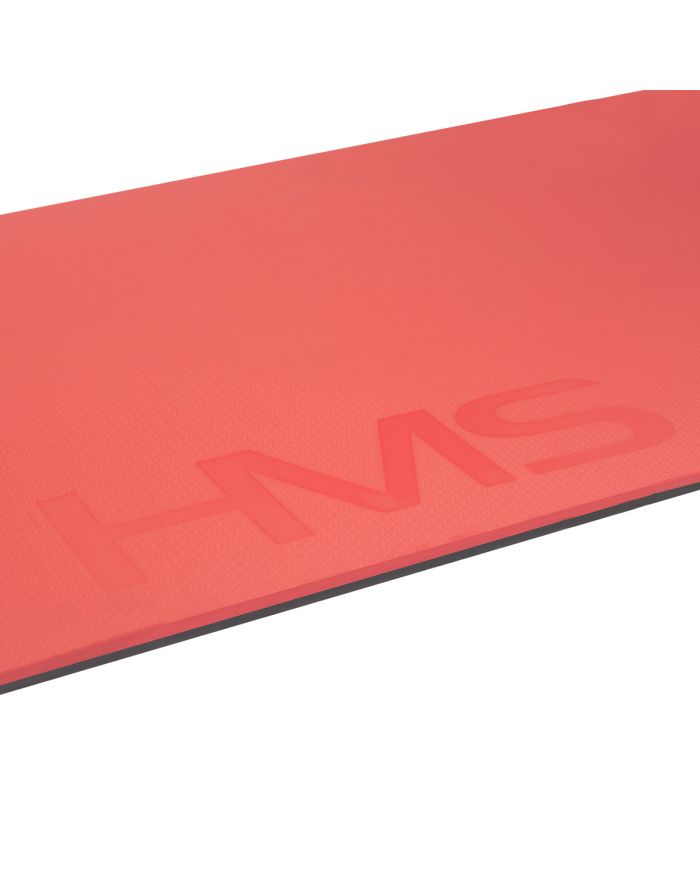 MFK03 RED-BLACK MATA FITNESS KLUBOWA Z OTWORAMI HMS PREMIUM