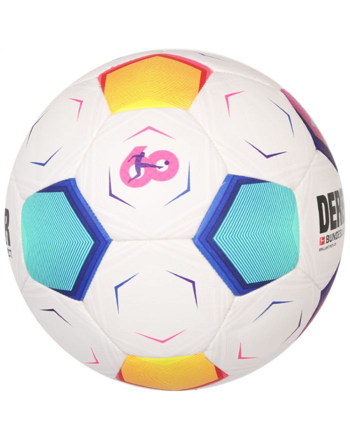 Piłka DerbyStar Bundesliga 2023 Brillant Replica biała