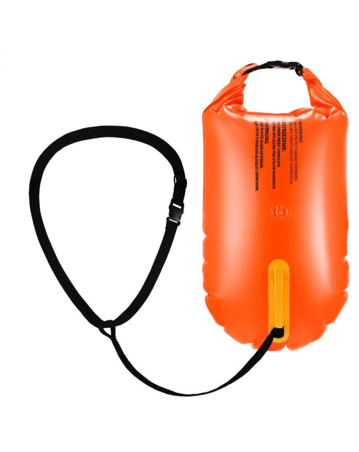 Boja pływacka dmuchana pomarańczowa