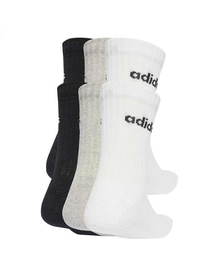 Skarpety adidas Linear Crew Socs Cushioned 6P JL6095