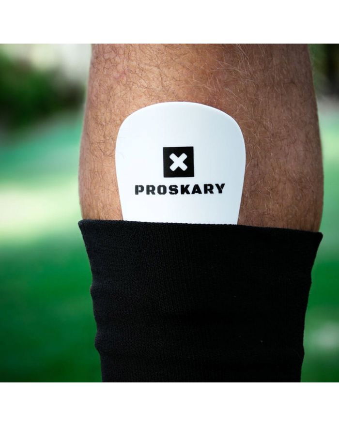Nagolenniki piłkarskie Proskary Mini białe