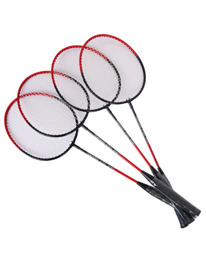 Zestaw do badmintona dla 4 osób + 2 lotki