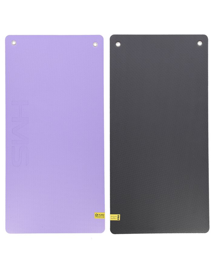 MFK07 VIOLET-BLACK MATA FITNESS KLUBOWA Z OTWORAMI 120*60CM EVA 15MM HMS PREMIUM