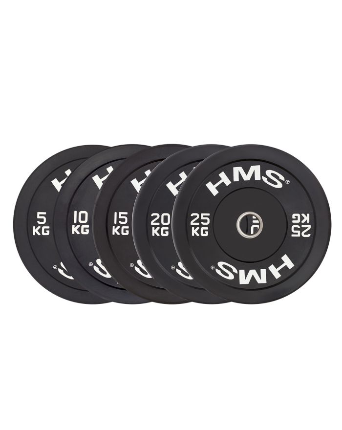 BBR20 BLACK TALERZ OLIMPIJSKI BUMPER 20 KG HMS