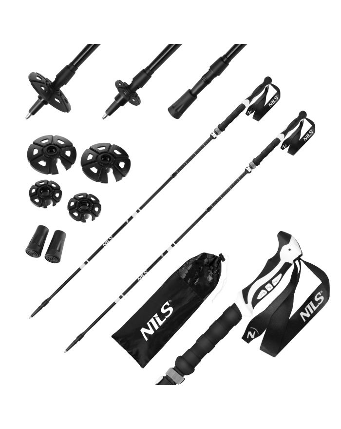 TK8603 KIJE TREKKINGOWE SKŁADANE NILS