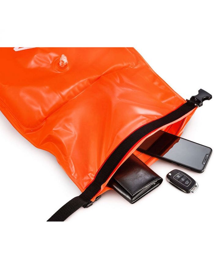 Boja pływacka dmuchana pomarańczowa