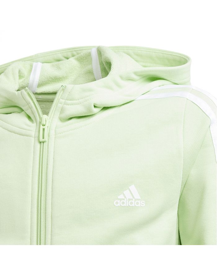 Bluza adidas 3 Stripes Full-Zip Hoodie girls IS2632