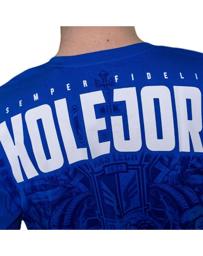 Koszulka Kolejorz Semper Fidelis Niebieska L