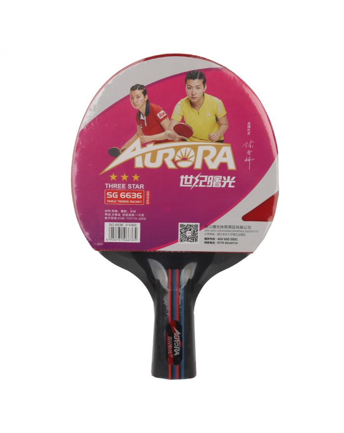 Rakietka do p-ponga Aurora 3* SG6636 short