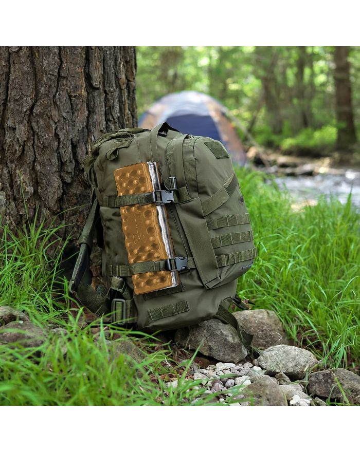 NC17105 KARIMATA KEMPINGOWA DO SIEDZENIA Z PODBICIEM ALUMINIOWYM +IXPE 40 CM BRĄZOWA NILS CAMP