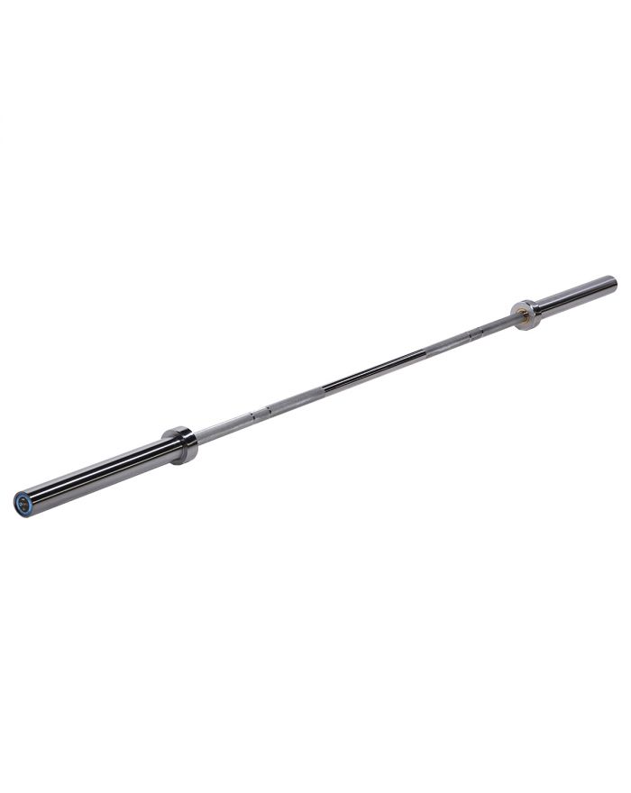 GO900 GRYF OLIMPIJSKI 20KG 2200MM HMS PREMIUM + ZG1500 SILVER ZACISKI LOCK JAW (2 szt)