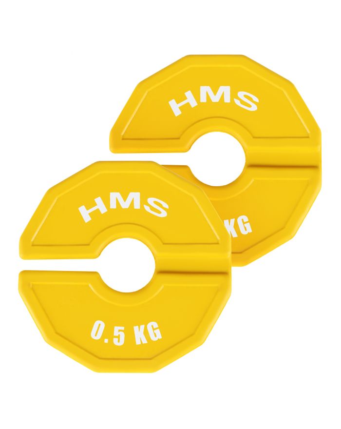 TSN50 2 x 0.5 KG TALERZ NA SPRZĘT DO TRENINGU SIŁOWEGO I FITNESS TYPU NAKŁADKA 2 x 0.5 KG HMS