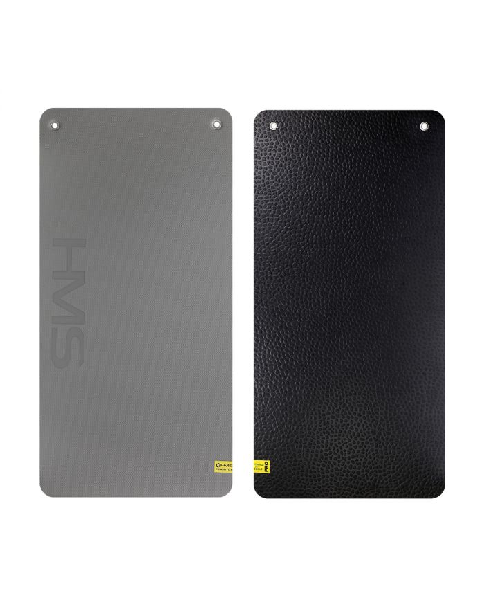 MFK02 GRAY-BLACK MATA FITNESS KLUBOWA Z OTWORAMI HMS PREMIUM