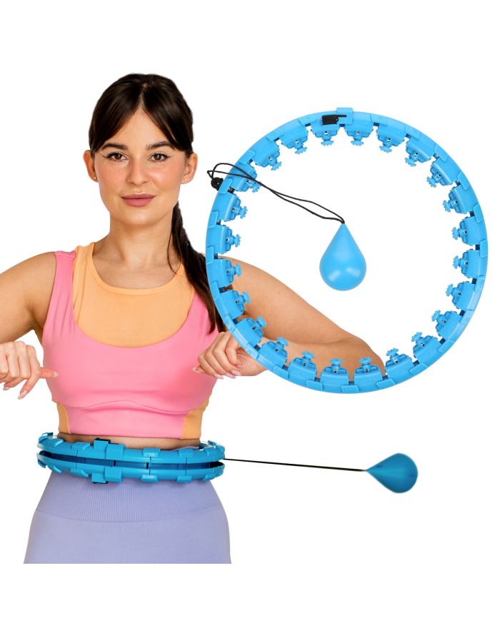 FH01 BLUE HULA HOP Z OBCIĄŻNIKIEM