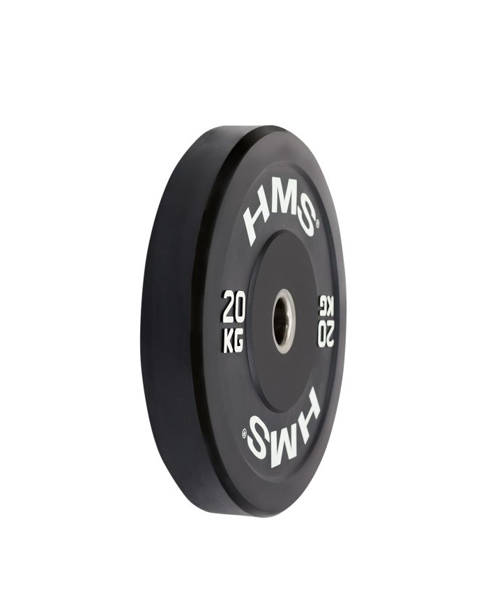 BBR20 BLACK TALERZ OLIMPIJSKI BUMPER 20 KG HMS