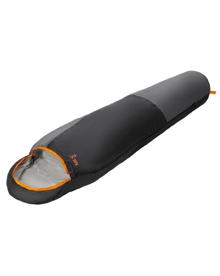 NC1705 ŚPIWÓR ULTRA LIGHT SZARO-POMARAŃCZOWY NILS CAMP