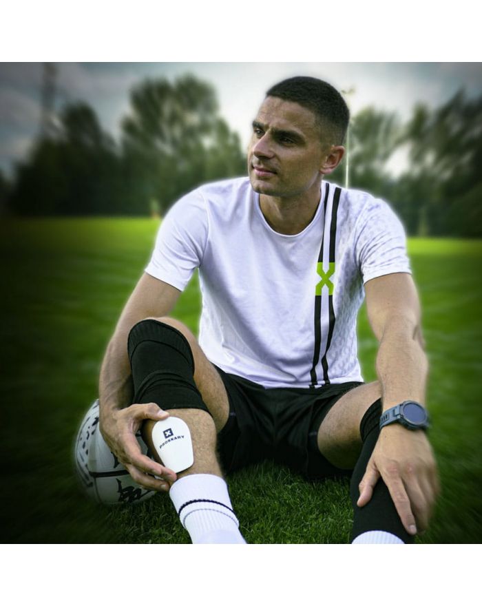 Nagolenniki piłkarskie Proskary Mini białe