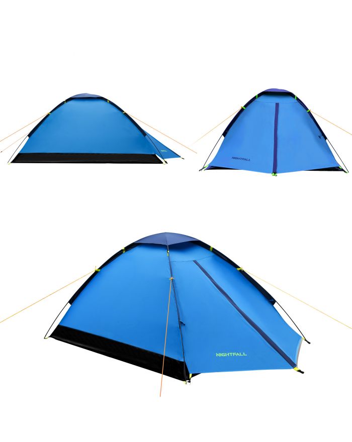 NC6033 NAMIOT KEMPINGOWY JASNO SZARO-NIEBIESKI NIGHTFALL NILS CAMP