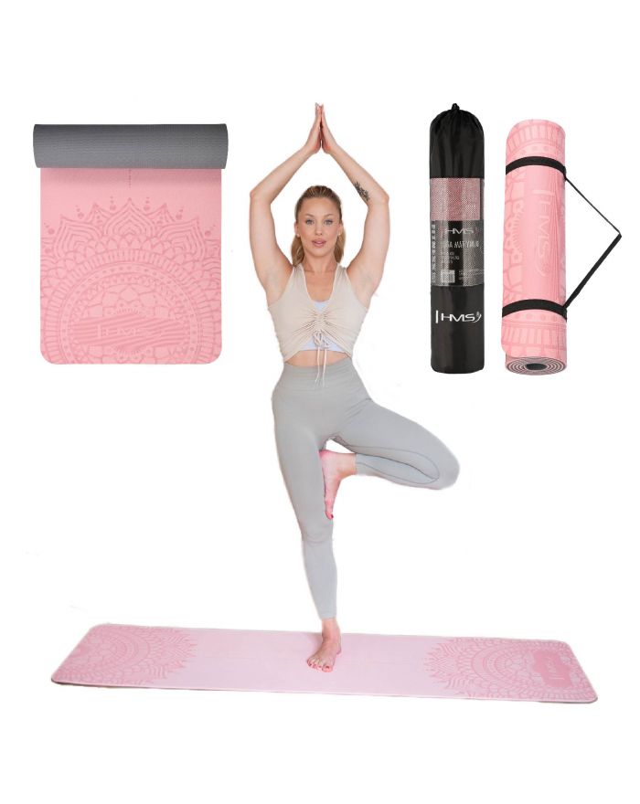 YM10 MATA TPE DO JOGI LIGHT PINK HMS