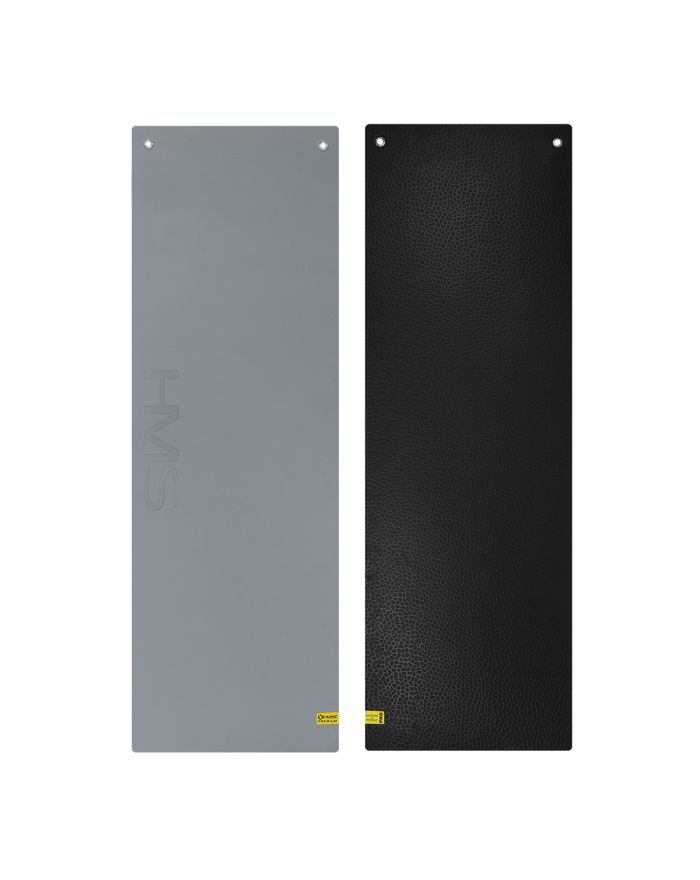 MFK03 GRAY-BLACK MATA FITNESS KLUBOWA Z OTWORAMI HMS PREMIUM