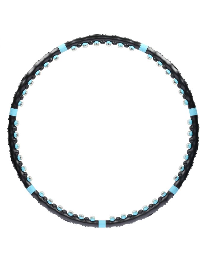 HHP006 BLACK-BLUE HULA HOP MASUJĄCY Z MAGNESAMI 98CM HMS
