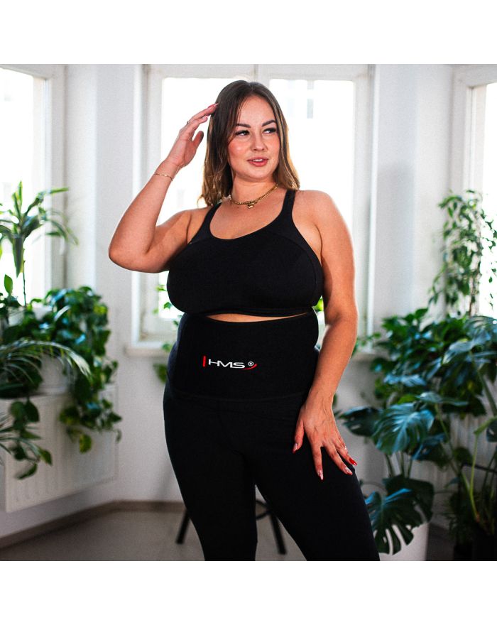 BR163 PAS NA BRZUCH WYSZCZUPLAJĄCY BLACK PLUS SIZE HMS