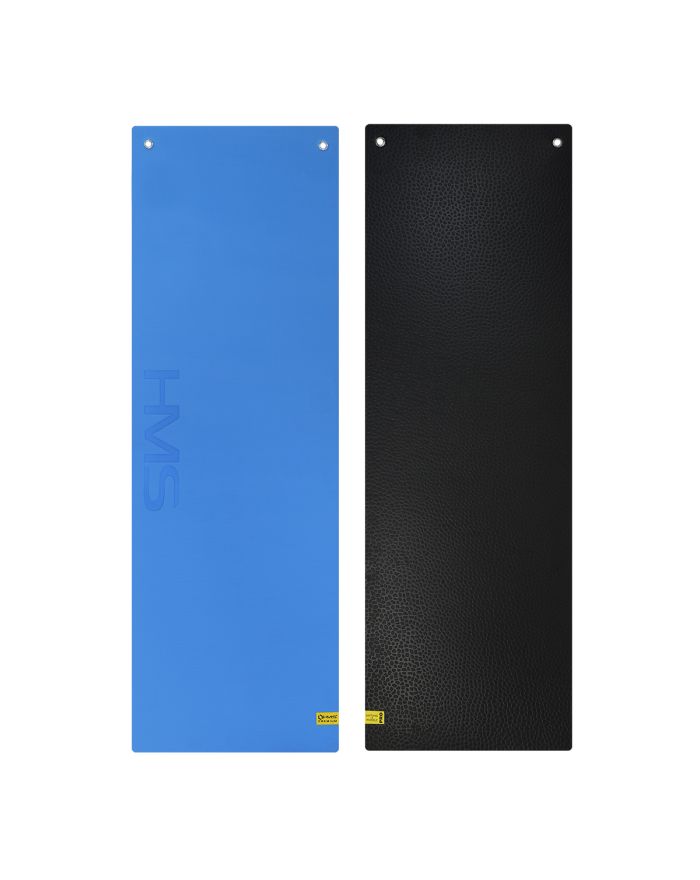 MFK03 BLUE-BLACK MATA FITNESS KLUBOWA Z OTWORAMI HMS PREMIUM