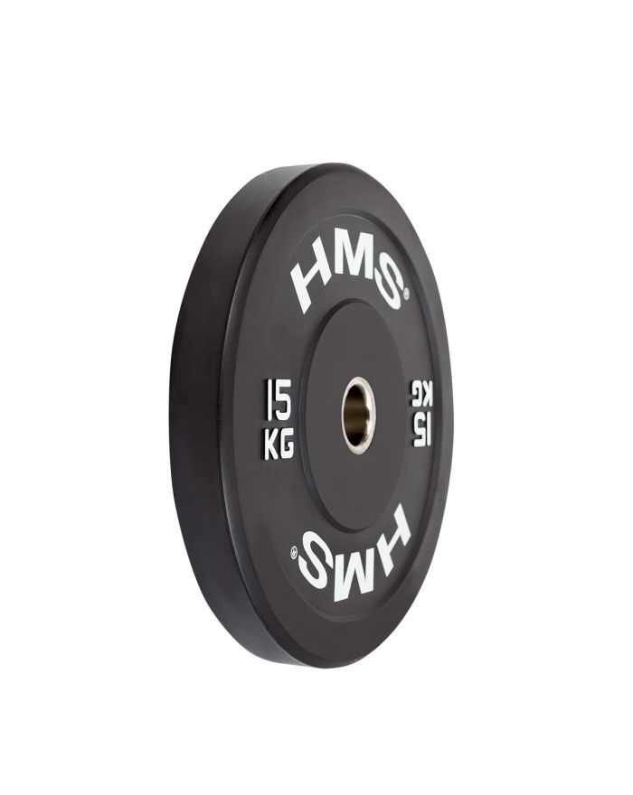 BBR15 BLACK TALERZ OLIMPIJSKI BUMPER 15 KG HMS