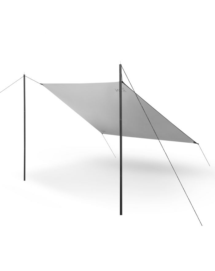 NC17111 TARP PŁACHTA BIWAKOWA KEMPINGOWA 230X140 CM NIEBIESKI NILS CAMP