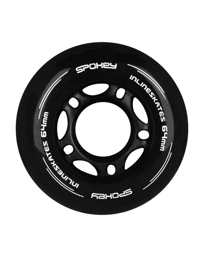 Spokey PU 64 MM - Kółka do łyżworolek; 64 mm